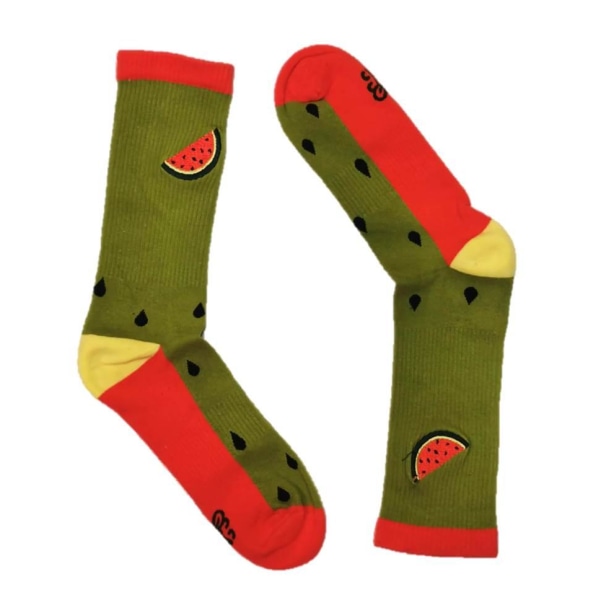 8 par Färgglada Strumpor-Socks 36-40 multifärg