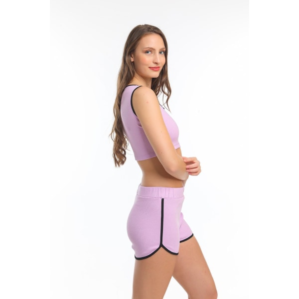Crop top och shorts set- Högstaberg MultiColor XL