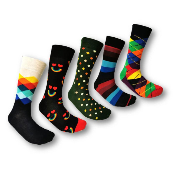 Färgglada Strumpor 10 Par -Socks Storlek 40-4 1ea9 | Fyndiq