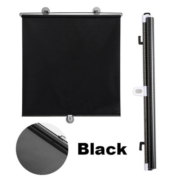 Universal Rullgardiner Sugkopp Solskydd mörkläggningsgardin black 40cm x 60cm