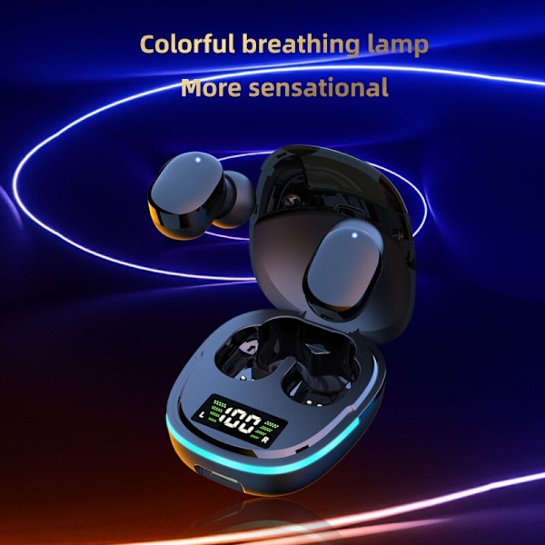 TWS G9S Trådlösa Hörlurar HiFi Stereo 5.0 Bluetooth Hörlurar In-Ear Sport Handsfree Binaural HD Samtal Headset