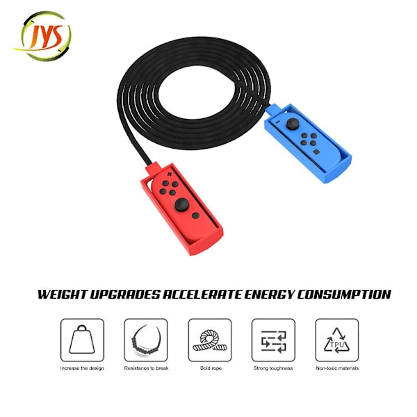 Hopprep-utmaningstillbehör - Högstyrka Switch Hopprep för Nintendo Switch 3M Hopprep JoyCon-kontrollgrepp