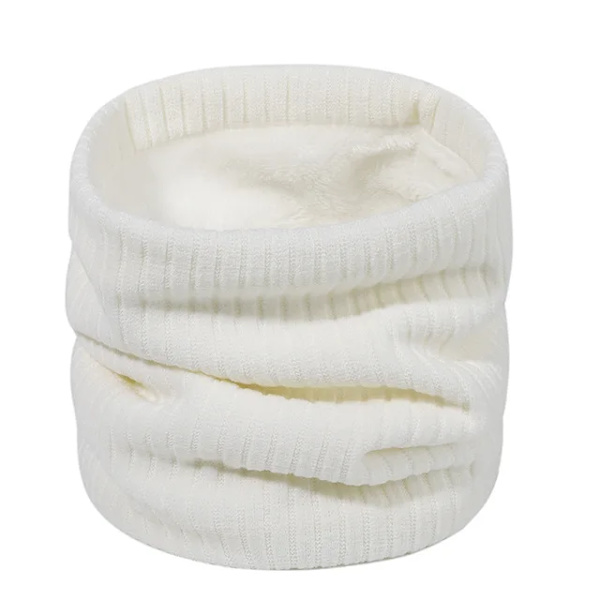 Motorcykel Balaclavas Tjock Stil Plus Sammet Unisex Halsduk Utomhus Stickade Krage Halsdukar Håll Värmen Vinter Halsdukar White