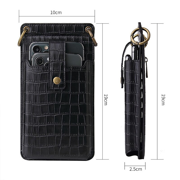 Plånbok Läder Telefonväska Fodral För iPhone 13 12 11 Mini Pro X XS Max 7 8 Plus XR 6 6s SE 2020 Lyx Dragkedja Kortplats Skydd Coque Gray