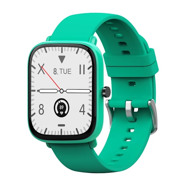 Smartklocka för kvinnor, pulsmätare, sömnövervakning, IP67 vattentät, sportklocka för damer, vackert armband för Android IOS Green