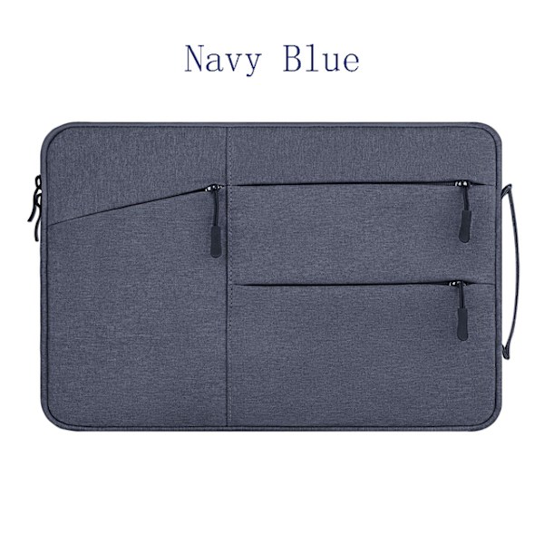 Handväska för Macbook Pro 14 Sleeve M1 Pro 16 15 11 12 Matebook 13 Air Xiaomi Laptopväska för Lenovo Nylonfodral Mac Air M2 Väska Navy Blue 13 inch