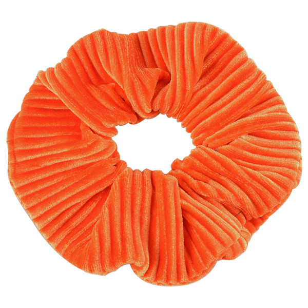 Halloween Jul Håraccessoarer Hårband Sammet Scrunchies Kvinnor Rutiga Hårband Gummiband Elastiska Hårband orange stripe