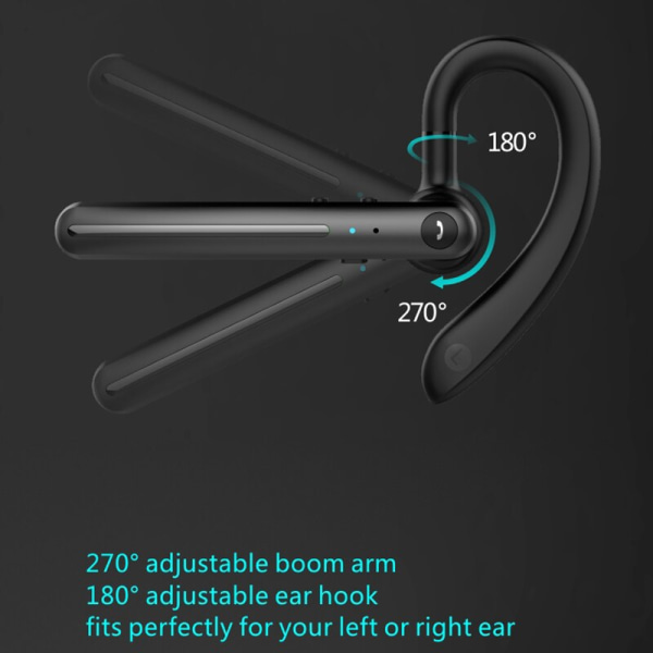 Bluetooth-headset Bluetooth-hörlurar F980 Mini Trådlösa Hörlurar 5.0 Brusreducering För iPhone Xiaomi black