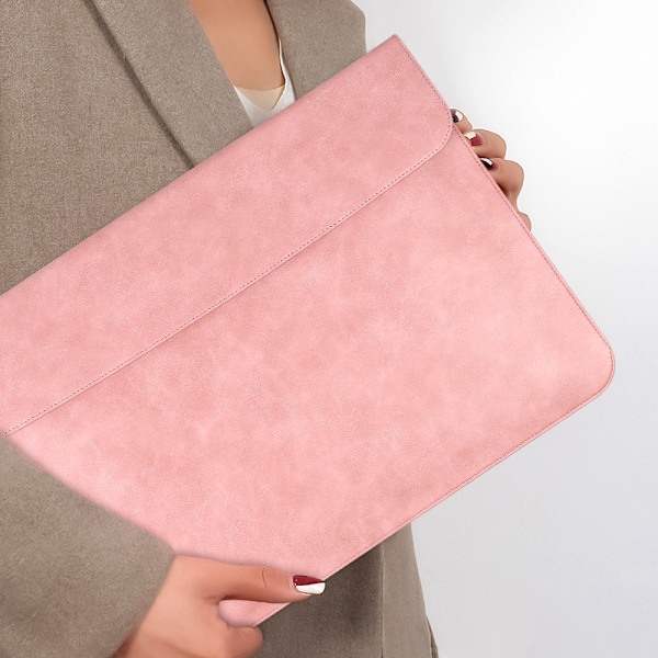 Laptopfodral för Macbook Pro 16 Case 2021 M1 Pro 14 A2442 Notebook Cover Laptopväska för Macbook Air 13 M2 Pro Väska Matebook 15 Pink 12 inch