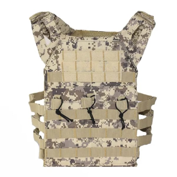 Body Armor JPC Molle Plattbärare Väst Säkerhet Taktisk Väst Utomhus CS Spel Paintball Jakt Airsoft Väst Militär Utrustning Desert Digital