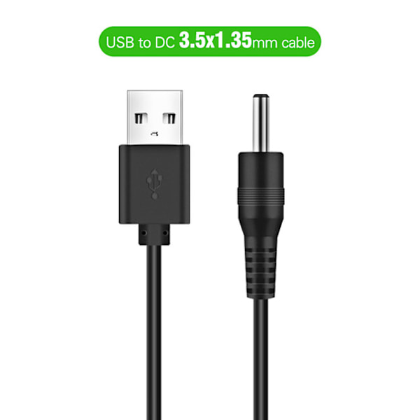 USB till DC-port Laddningskabel DC/5x2.5 3.5x1.35mm USB till DC 3.5mm 5V Strömförsörjningskabel Style B