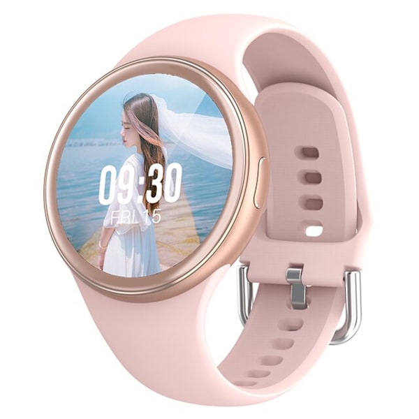 Smartklocka Dam DIY Urtavla J2 Smartwatch Fullskärm För Dam Puls Blodtryck IP68 Vattentät Android iOS Pink