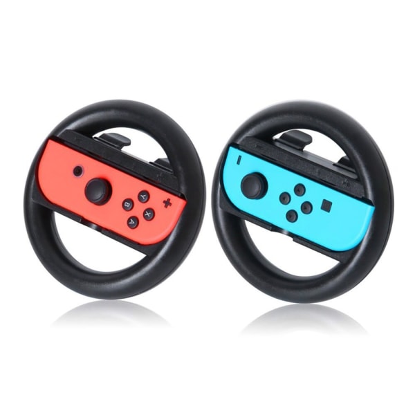 2 st Joy-Con-rattar för Nintendo Switch Racingspel Ratthållare NS Joy-Con Greppvagnshållare Red