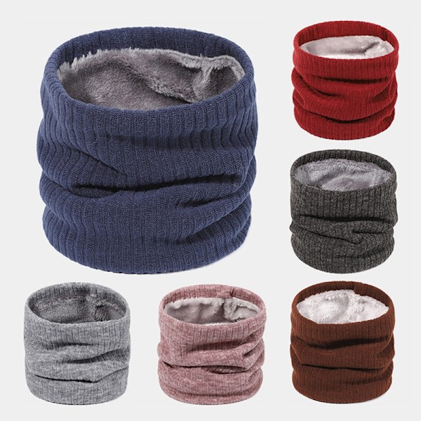 Motorcykel Balaclavas Tjock Stil Plus Sammet Unisex Halsduk Utomhus Stickade Krage Halsdukar Håll Värmen Vinter Halsdukar Khaki