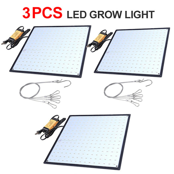 2 st 1000W Full Spectrum Inomhus LED Växtlampa för Växthus Fitolampy Phyto UV IR Röd Blå 225 LED Blommor Växter 3 pcs