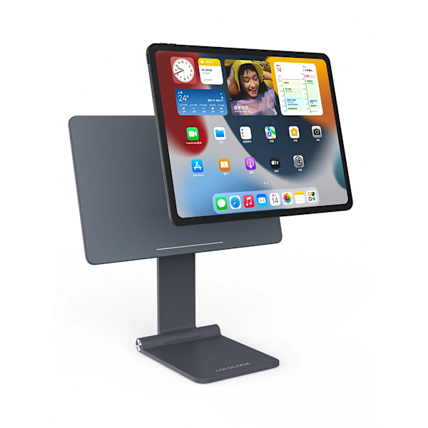 Magnetiskt Stativ för iPad Pro, Justerbar Vikbar Hållare för iPad Pro 12.9/11 iPad Air 5/4 Rotationsskena Ta Anteckningar For iPad Pro 11 inch