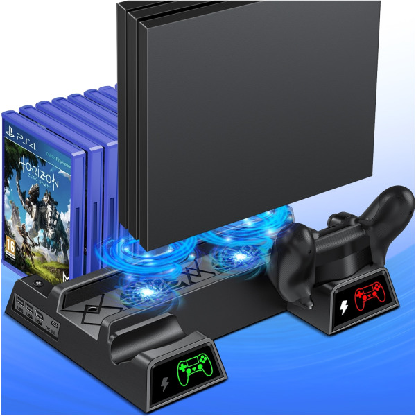 Fläktar för PS4/PS4 Pro/PS4 Slim Console Vertikalt kylställ b590 | Fyndiq