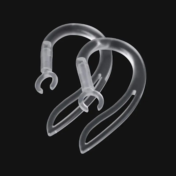 Bluetooth Hörlurar Transparenta Mjuka Silikon Öronkrok Loop Clip Headset 5mm 6mm 7mm 8mm 10mm 5mm