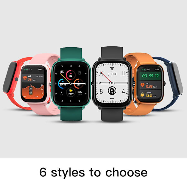 Smartklocka för kvinnor, pulsmätare, sömnövervakning, IP67 vattentät, sportklocka för damer, vackert armband för Android IOS Green