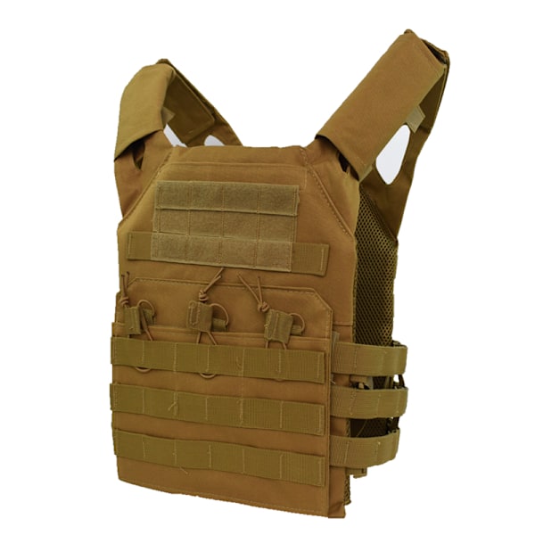 Body Armor JPC Molle Plattbärare Väst Säkerhet Taktisk Väst Utomhus CS Spel Paintball Jakt Airsoft Väst Militär Utrustning Tan