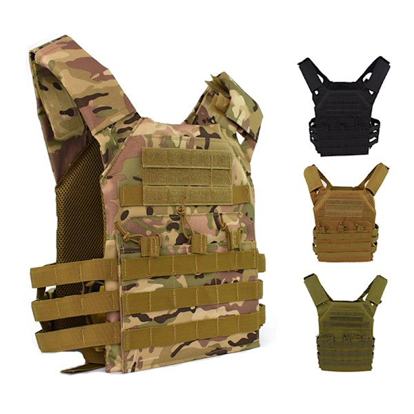 Body Armor JPC Molle Plattbärare Väst Säkerhet Taktisk Väst Utomhus CS Spel Paintball Jakt Airsoft Väst Militär Utrustning Army Green