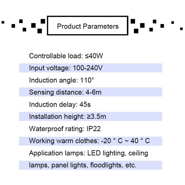 Mini Closet PIR-sensordetektor Smart Switch 110V 220V LED PIR Infraröd Rörelsesensor Automatisk Sensor Ljusbrytare