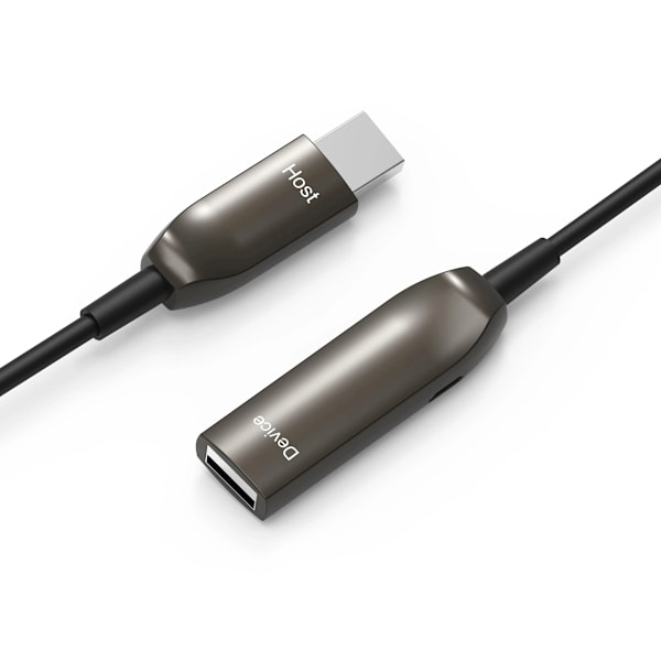 AOC USB 3.0 Optisk Kabel USB3.0 Förlängningskabel Bakåtkompatibel med USB2.0 5Gbps för HDD Encl Digitalkamera 5m