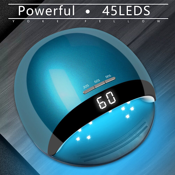 Kraftfull Nageltork UV LED-lampa Med Auto Sensor LCD-display Professionell Snabbhärdande Gel Nagelkonst Salong Manikyrverktyg