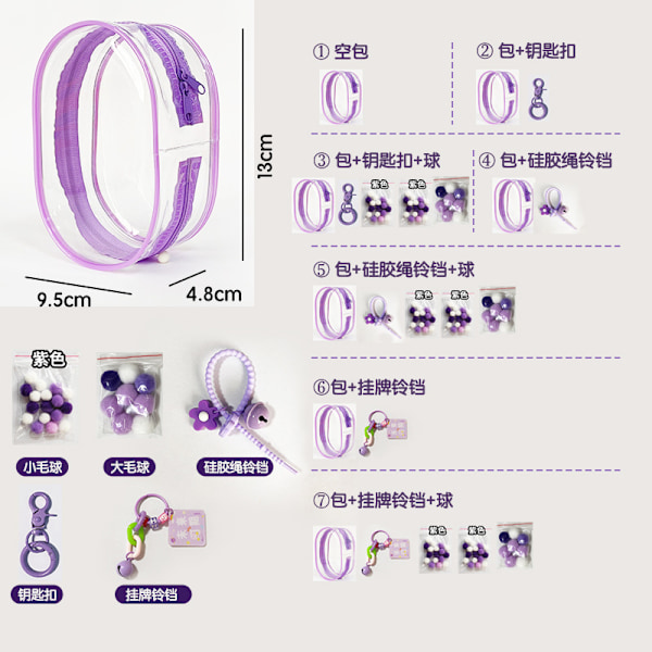 Förvaringsväska för Labubu PVC Tjock Hög Transparens Babyväska Söt Gående Baby Dammtät Hängande Väska Transparent Väska Option 11