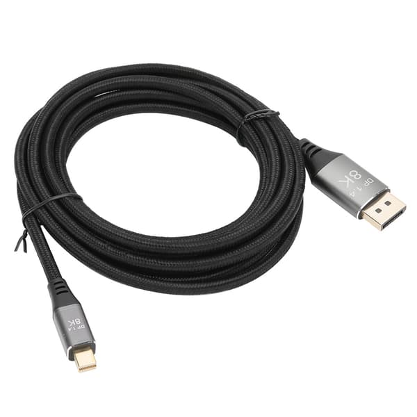 Mini DP til DP Kabel 1.4 Version 8K High Definition Adapter 3 Meter