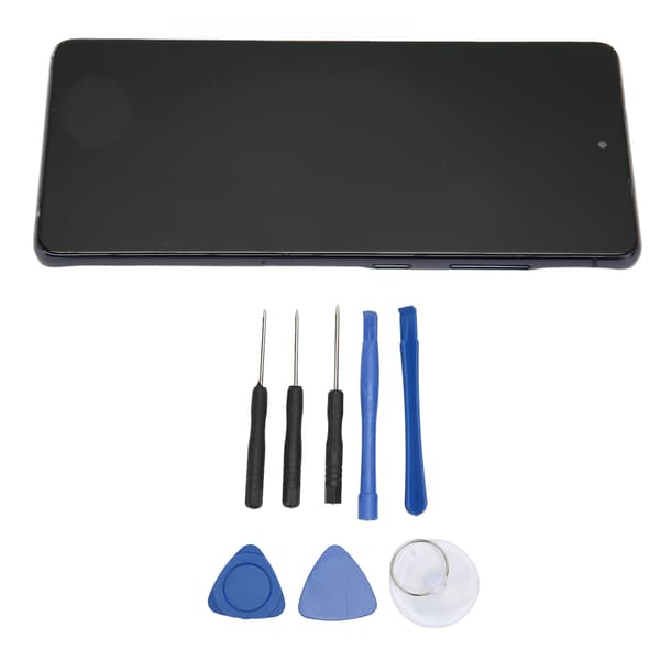 Samsung Galaxy S20 FE OLED-skærm Touch Screen Digitizer-samling med ramme