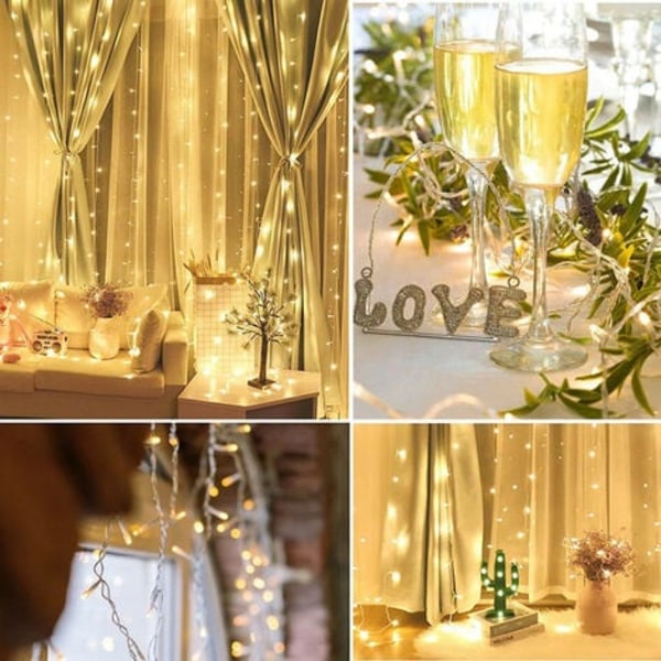 Julelys LED String Lights 24v Lavspenning Fairy Lights Utendørs Vanntett Flash Light String Lights Star Light