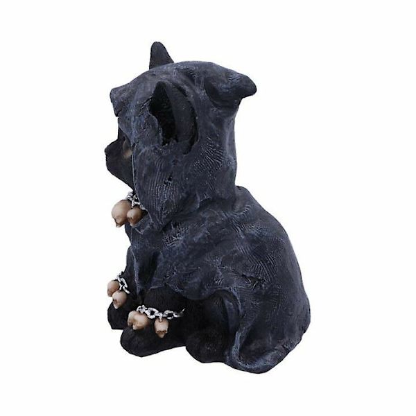 Gotisk sød sort kat statue Halloween dekorativ gave 10*10*15cm