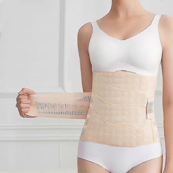 Belly Band efter förlossningen, C-sektionsmagbindare, magbindare midjetränare Pink XL