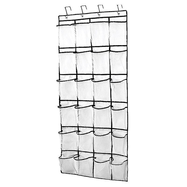 24 fickor över dörren Organizer Rack Hängande förvaringsväska Space Saver