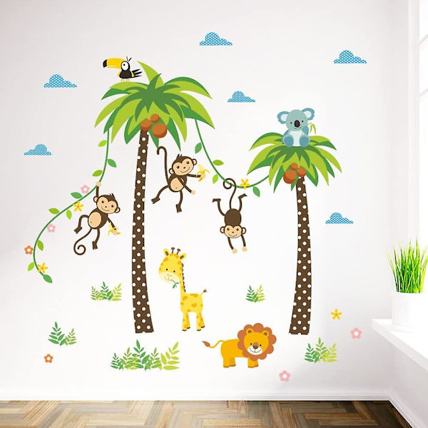 2st coconut tree apa väggdekal 30*90