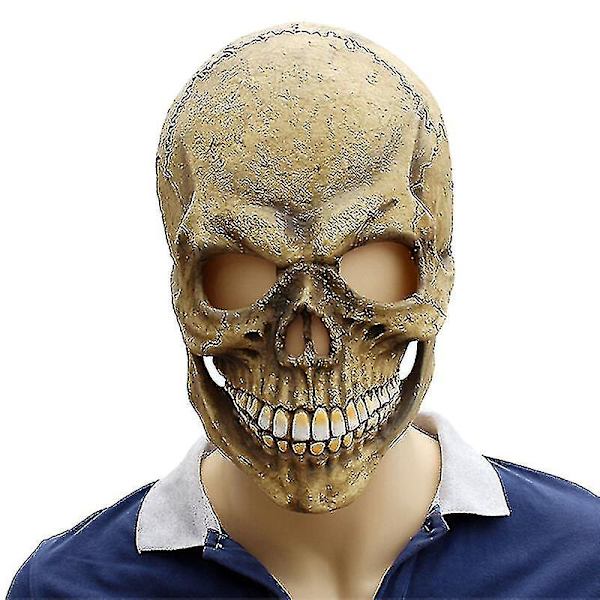 Pukujuhlat Skull Skeleton Spooky Masks Latex Terror Props Tarvike Halloween Haunted Houseen