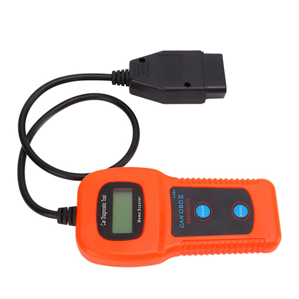 U480 OBD2 Scanner 10-12V DC Universal Motor Kode Læser LCD Display