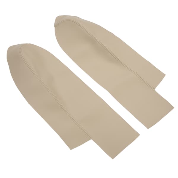 Frontdørpanel Armlene Deksel Mikrofiber Lær Erstatning for Honda CRV 2007 2011 Beige