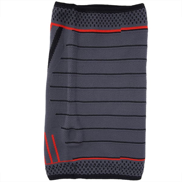 Elastiskt Andningsbart Utomhus Sport Knäskydd Stöd Stickad Nylon Röd S