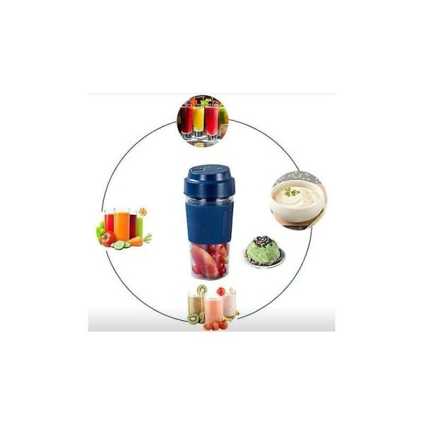 Portable Blender Cup, USB Electric Juicer Blender, USB Juice Blender, Juicer Blender Cup, Juicer Cup Frukt Blender, USB Portable Blender Blender Blue