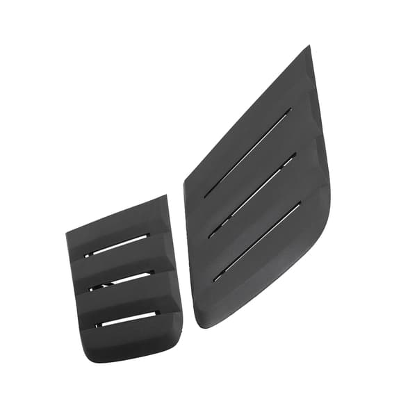 2 stk. Hjelm Bonnet Ventilationsåbninger Dæk Sort Tilbehør til Ford Mustang 2018 2019