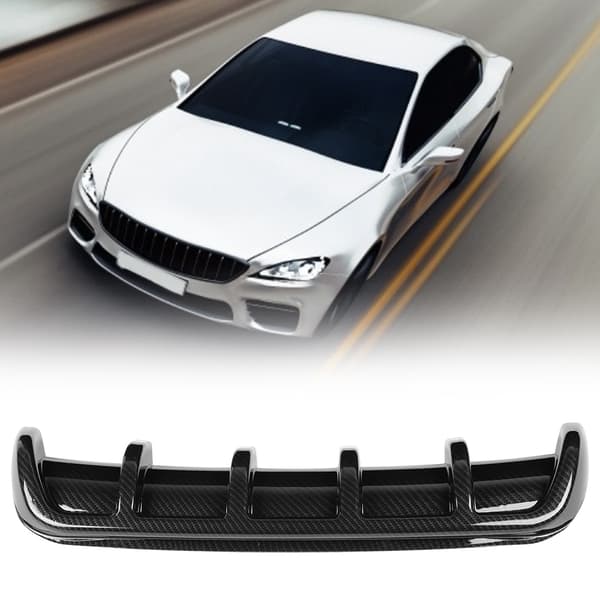 Universal Sort Bil Bagerste Kofanger Hajfinne Spoiler Diffuser Kulfiber