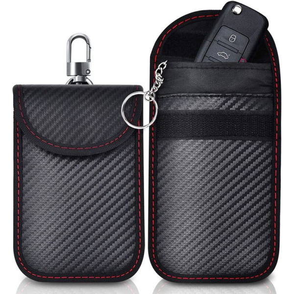 2 set RFID- case, RFID-vastainen auton avainpussi, RFID- case avaimettomille auton avaimille, Anti-The