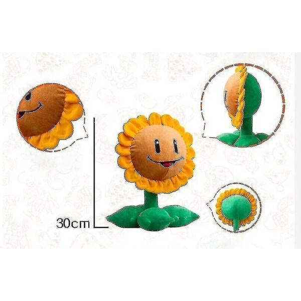 30 cm planter vs. Zombies plysjleketøy til bursdagsgave til barn Style 1