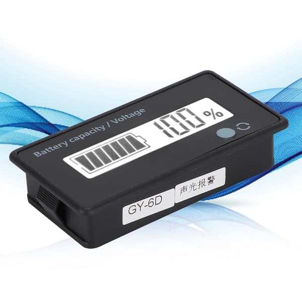 GY6D PCB HTN Batterikapasitetsmonitor 12V til 84V Hvitt Lys Lydalarm Display