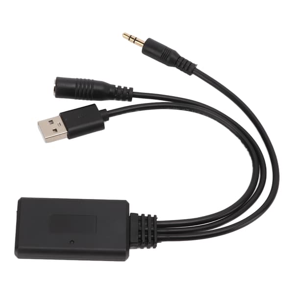 Hyundai Bil Bluetooth 5.0 Aux USB Adapter med Mikrofon Erstatning