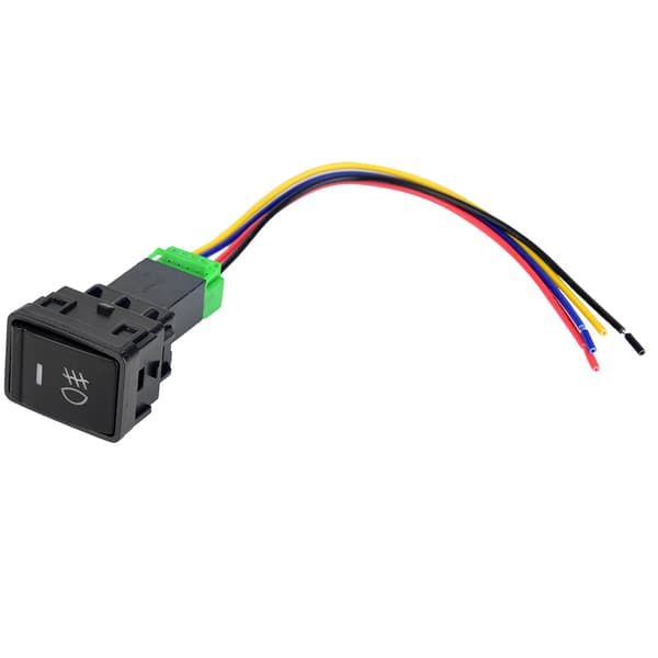 4-polet 12V LED Trykknappbryter med Indikatorlys