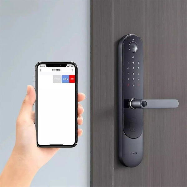 Smart Dørlås Nfc-kortstøtte Aqara Smart Dørlås N100 N200 P100 Series App Control Eal5+ Chip For Home Security Dørlåsesystem