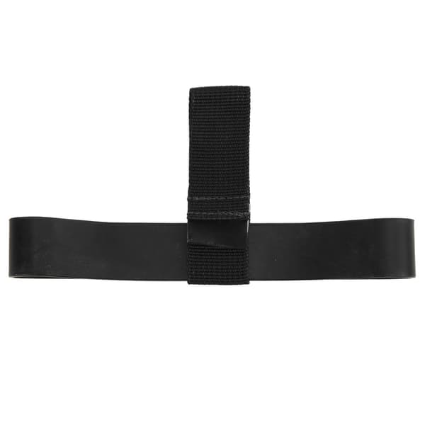 KEEP DIVING Elastisk Gummi Slangeholderrem til 6L Snorkel Tank - Holdbar & Slidstærk, Sort